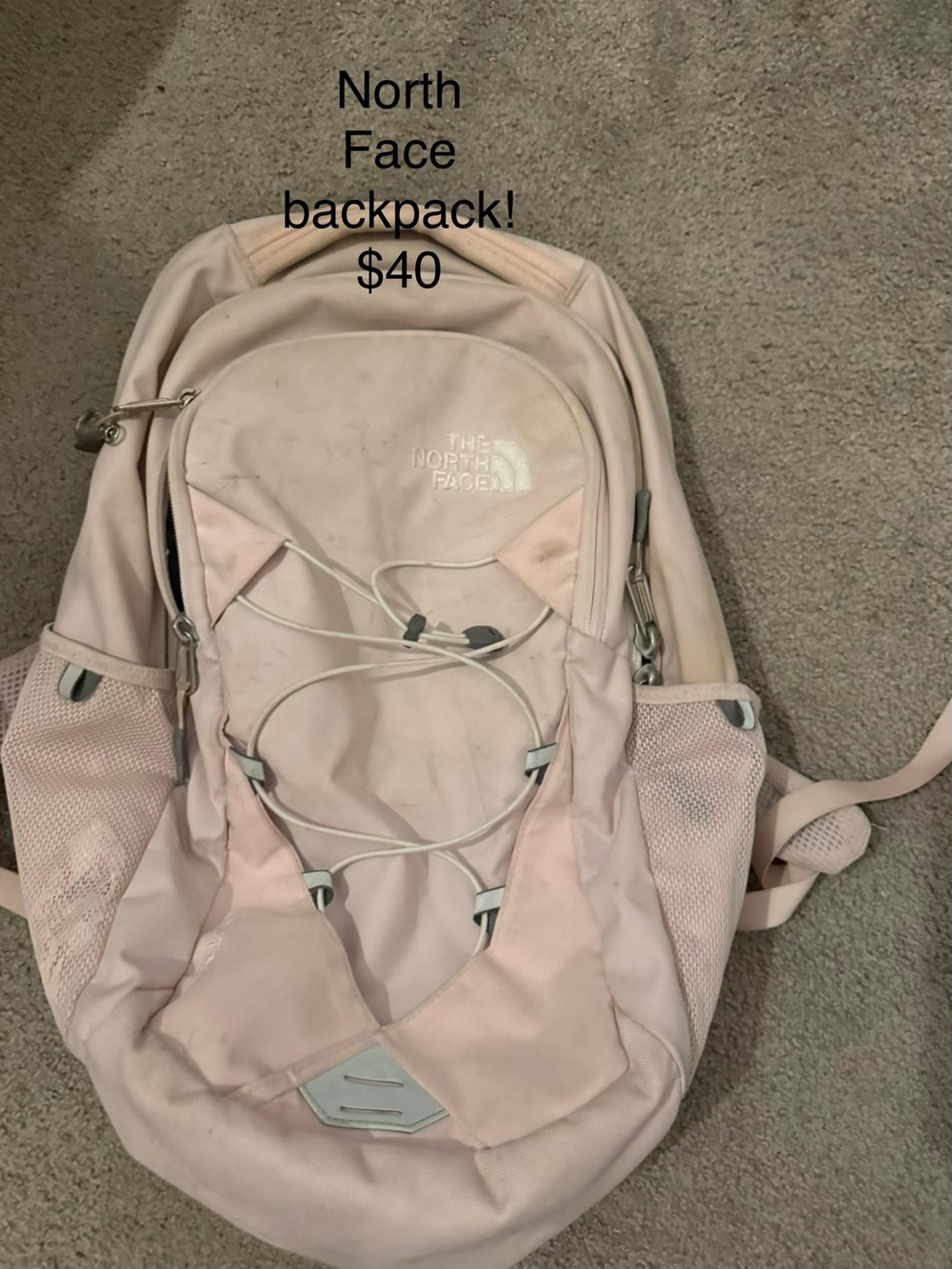 The North Face Pale Pink Daypack Backpack